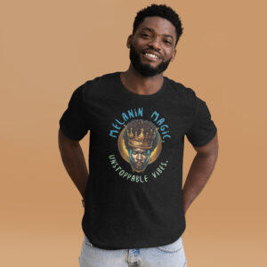 Melanin Magic, (Male) t-shirt