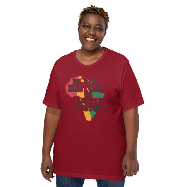 Black History World History Unisex t-shirt - Image 2