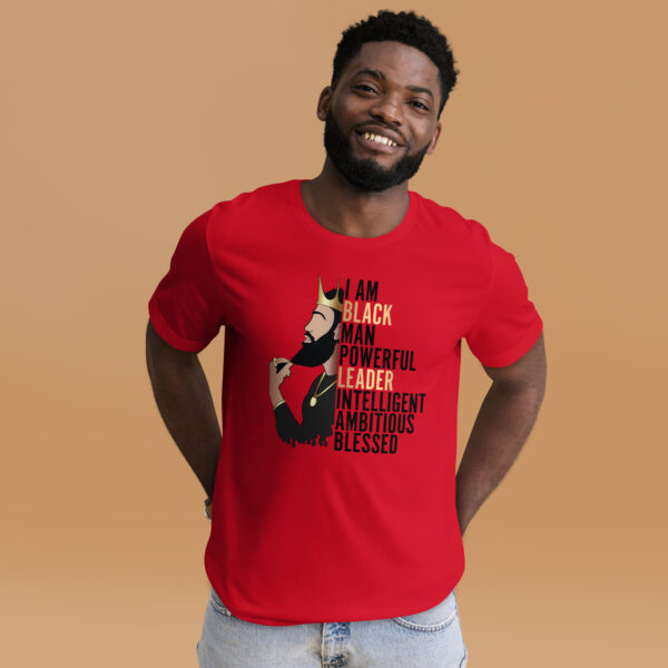 Powerful Black King Unisex t-shirt - Image 3