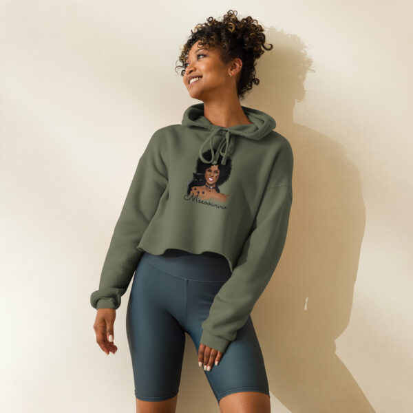 Meeoowww Crop Hoodie - Image 2